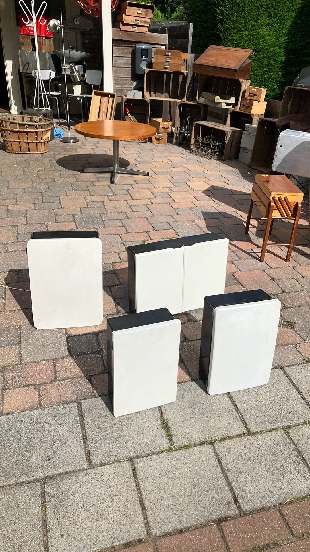 Viertal medicijnkastjes, Ophalen, Kunststof, Gebruikt, Minder dan 150 cm