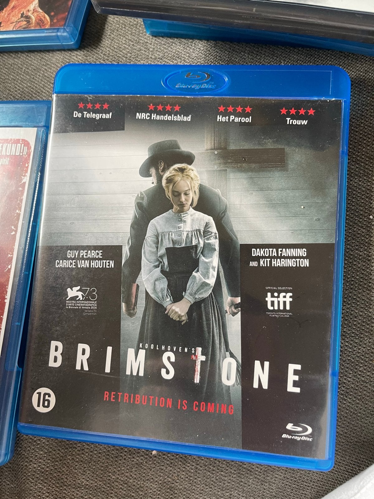 Brimstone Blu-ray - Spannende Western Thriller, Cd's en Dvd's, Blu-ray, Zo goed als nieuw, Thrillers en Misdaad, Ophalen of Verzenden