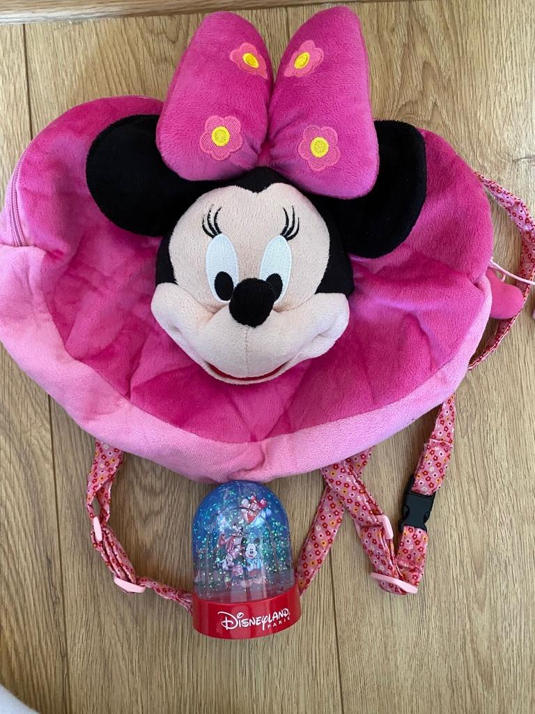 Minnie Mouse tas en schudbol, Ophalen of Verzenden, Zo goed als nieuw, Disney