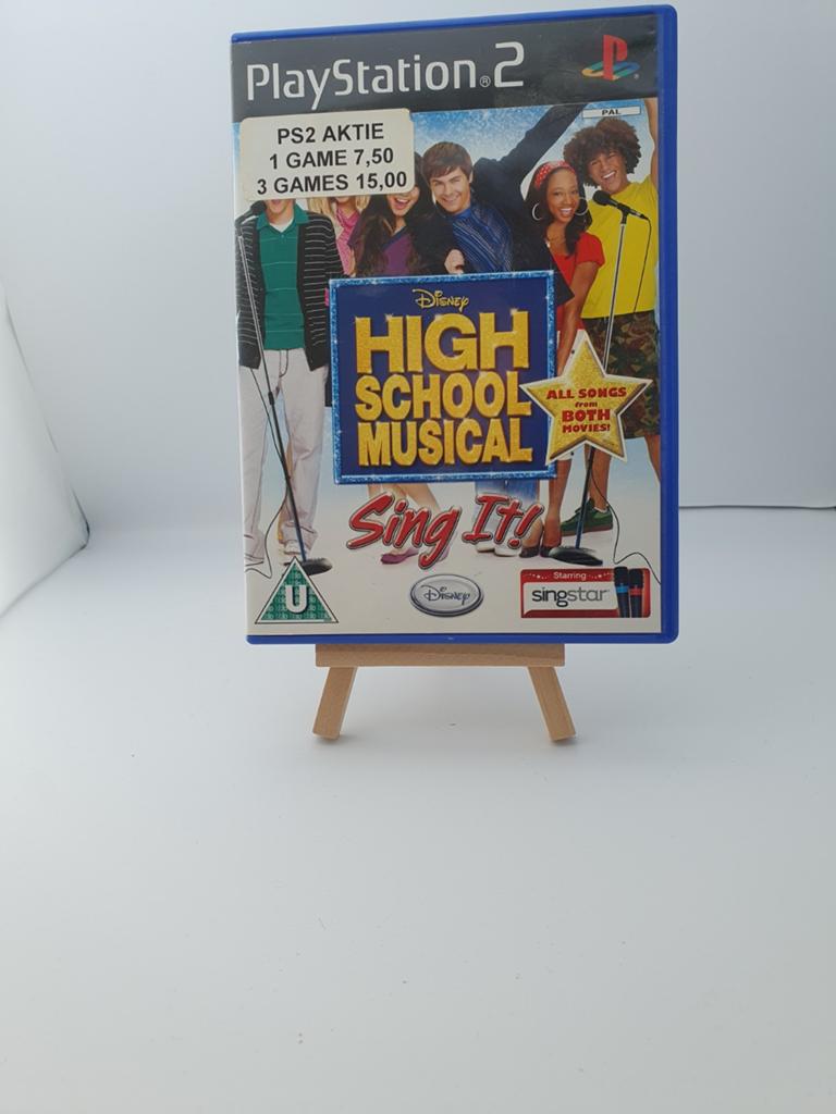 High School Musical Sing It! PlayStation 2 (PS2), Muziek, Gebruikt, 2 spelers, Eén computer