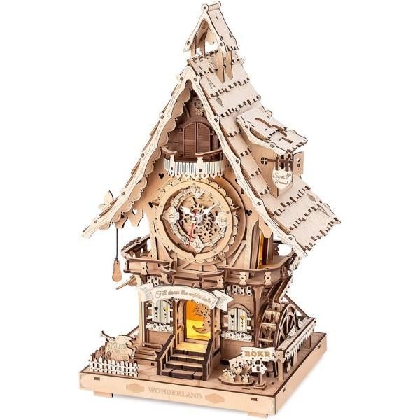 Robotime Cuckoo Clock LC901 Bouwpakket Nieuw, Groter dan 1:32, Nieuw, Ophalen of Verzenden, Robotime