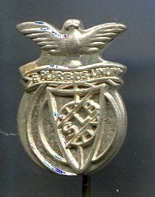 SLB Benfica Voetbal zilverkl blank misdruk speldje ( L_054), Verzamelen, Speldjes, Pins en Buttons, Verzenden, Nieuw, Sport, Speldje of Pin