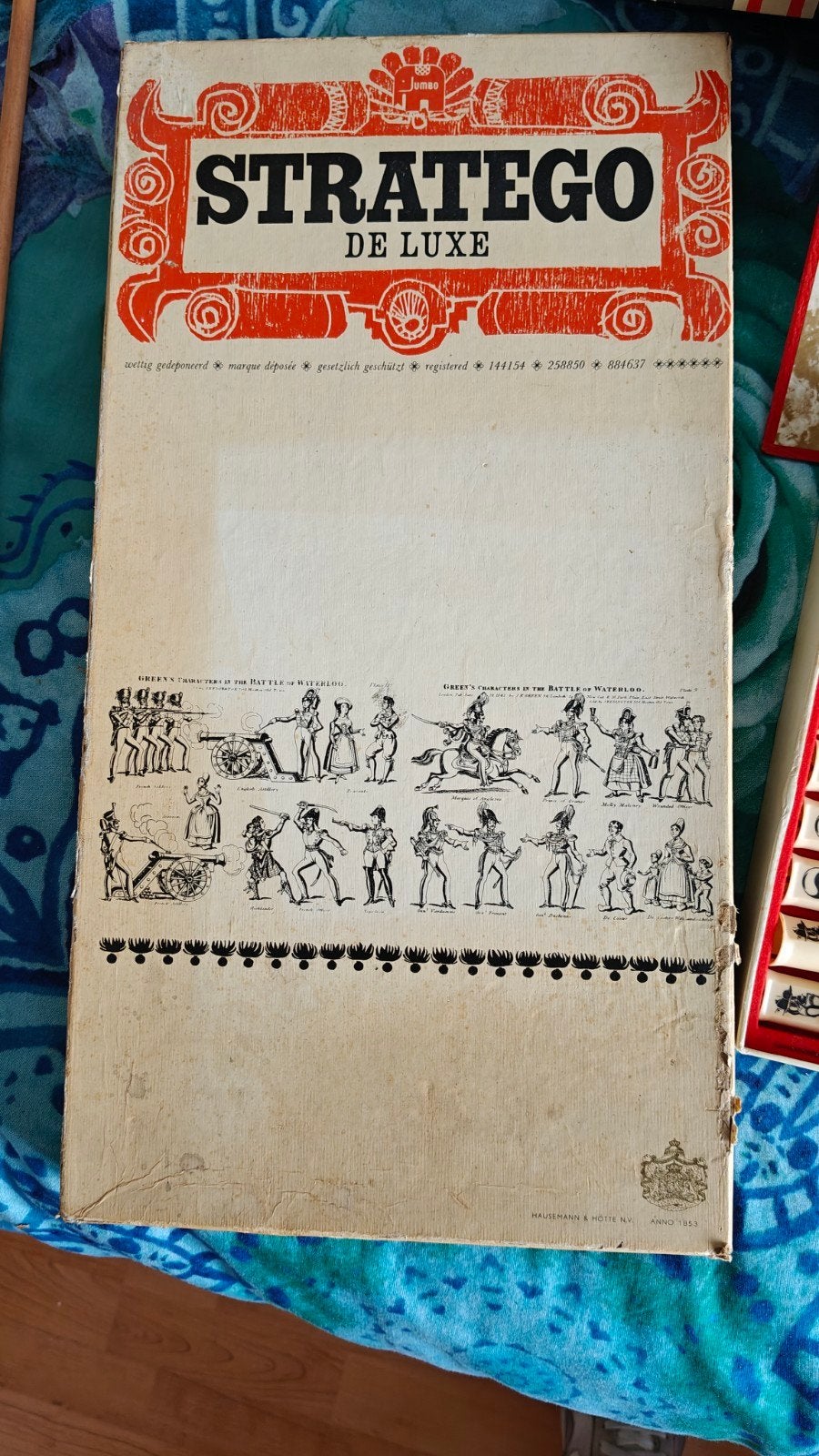 Stratego De Luxe Bordspel - Vintage Editie, Een of twee spelers, Ophalen, Gebruikt, Hausmann & Hötte N.V.