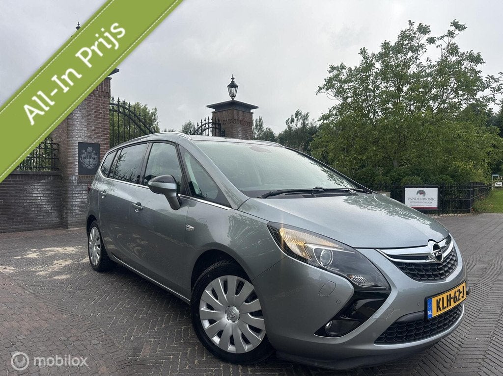 Opel Zafira Tourer 1.4 Business+ 7-personen Cruise PDC✅, Auto's, Stof, Gebruikt, Zwart, 4 cilinders