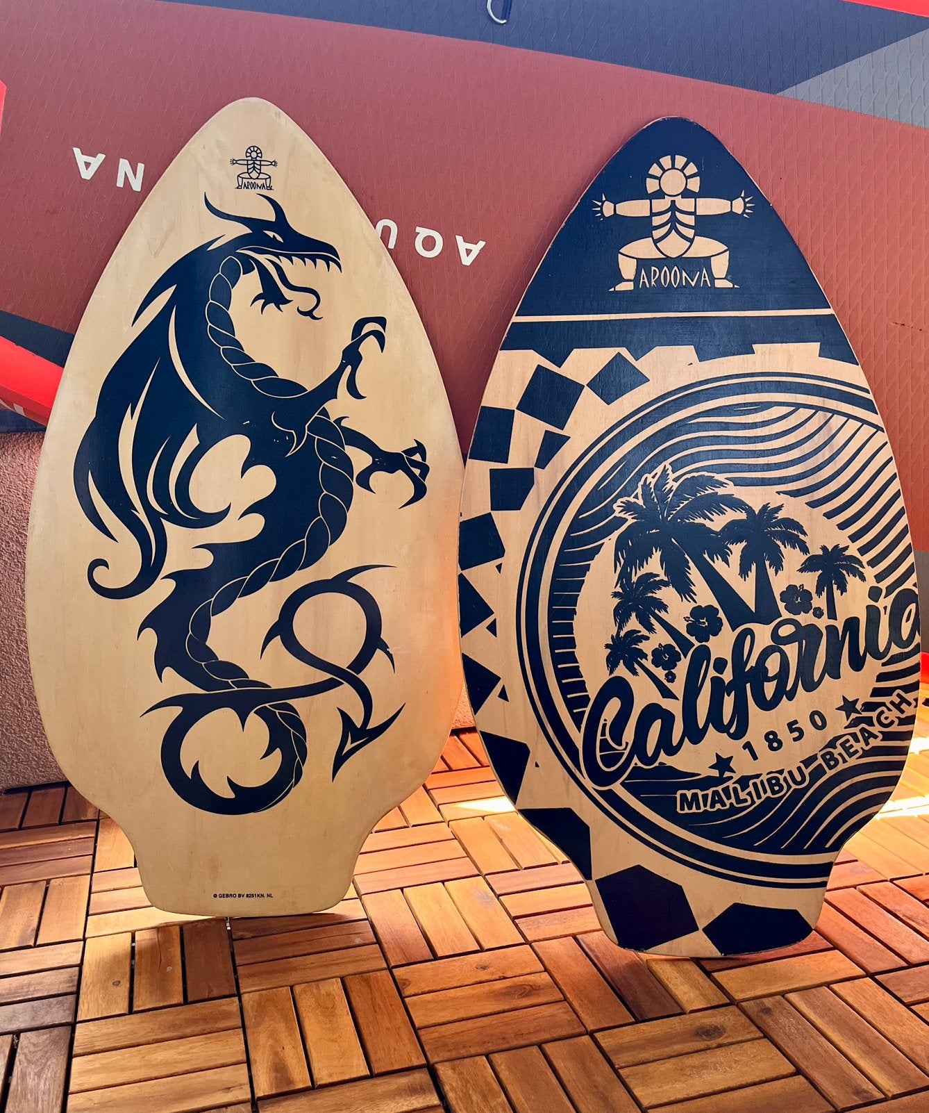 2 slimboards Aroona, Seizoenskaart, Eén persoon
