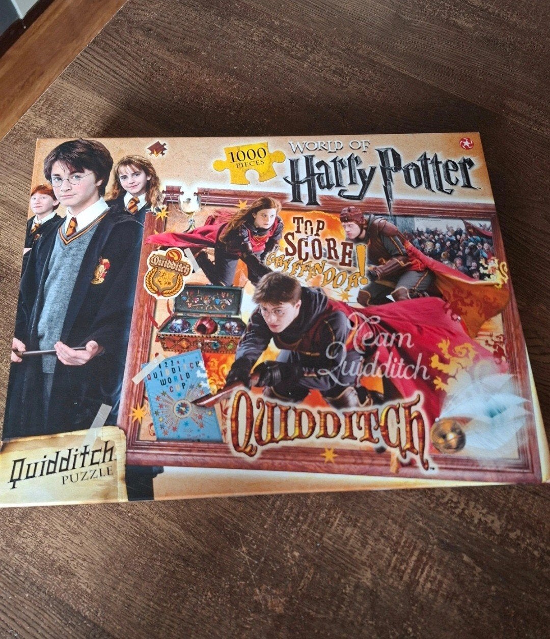 Harry Potter Zwerkbal Legpuzzel 1000 stukjes, Ophalen of Verzenden, 500 t/m 1500 stukjes, Zo goed als nieuw, Legpuzzel