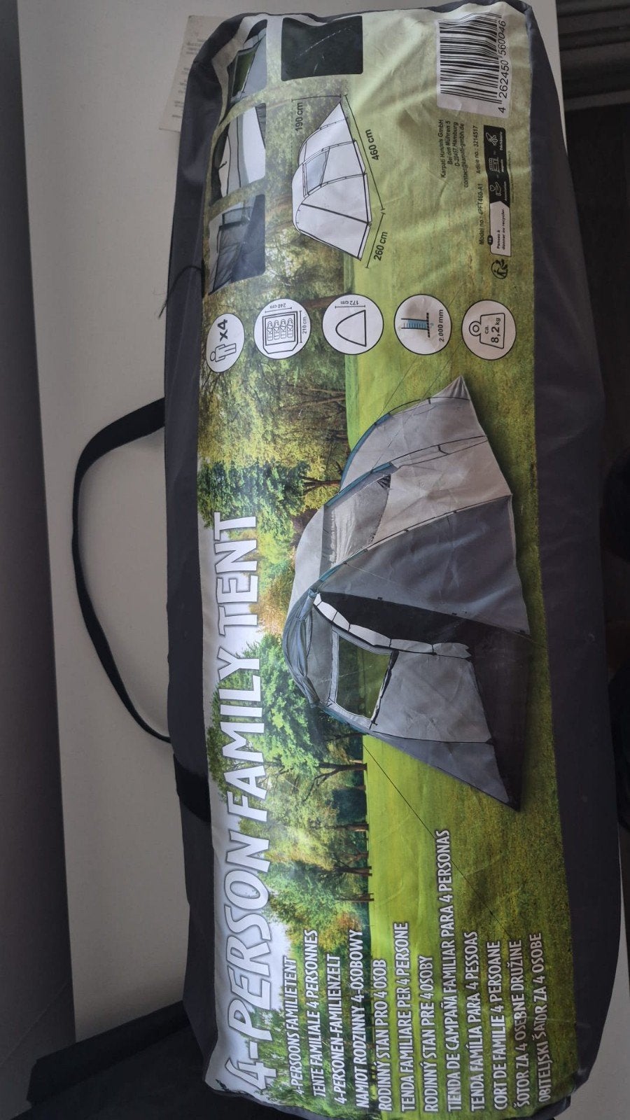 Prachtige grote tent met slaap- en leefgedeelte, Caravans en Kamperen, Ophalen