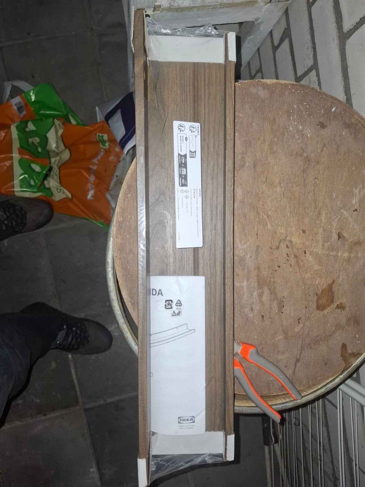 IKEA Utrusta ladefront, bruin, 60x10 cm, Huis en Inrichting, Ophalen