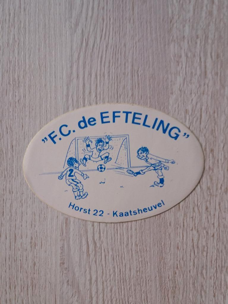 sticker F.C. de EFTELING te Kaatsheuvel, Verzamelen, Stickers, Ophalen of Verzenden, Zo goed als nieuw, Bedrijf of Vereniging