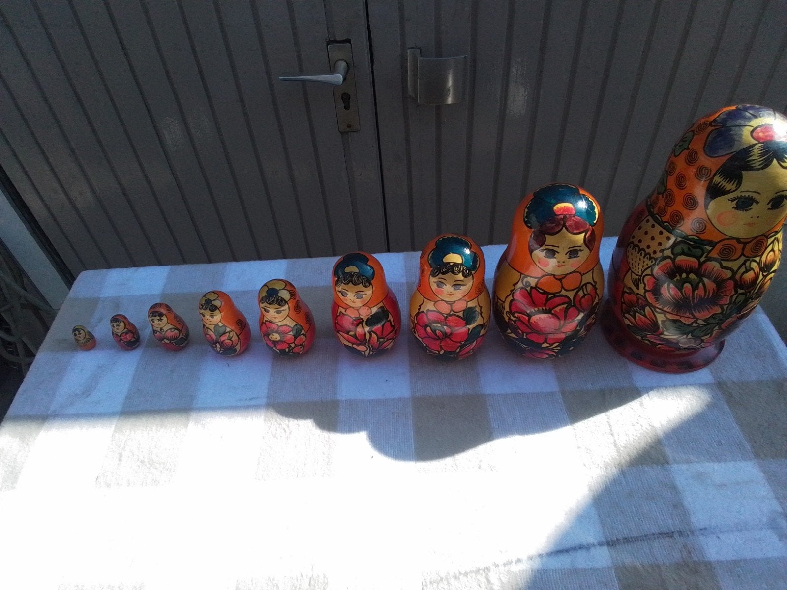 Matroesjka groot Russisch Polchov-Majdan - jaren 90 - 10-de, Verzamelen, Poppetjes en Figuurtjes, Ophalen of Verzenden, Gebruikt