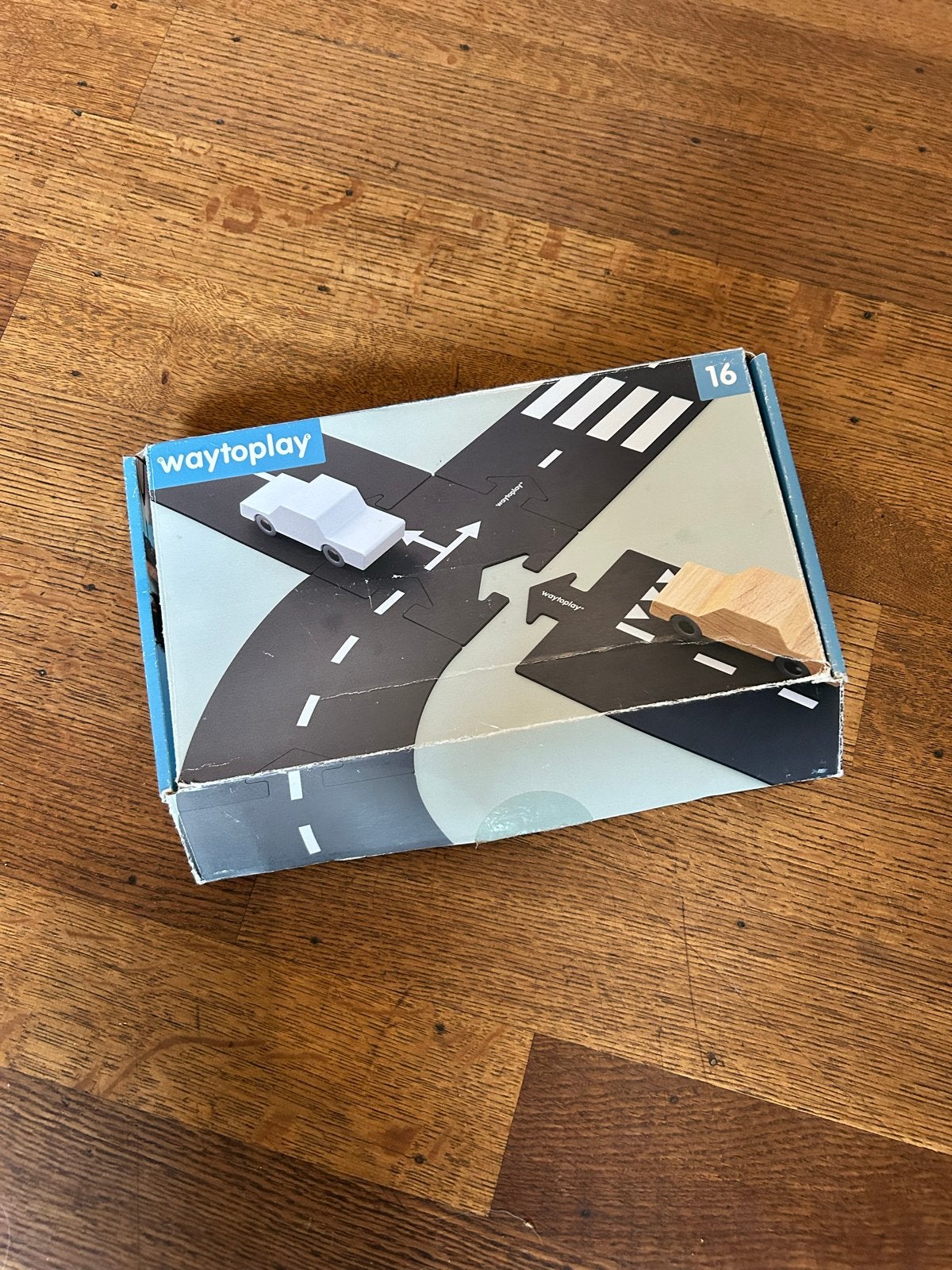 Waytoplay wegdelen - 16 stuks met lichte beschadiging, Ophalen of Verzenden, Gebruikt, Bouwen
