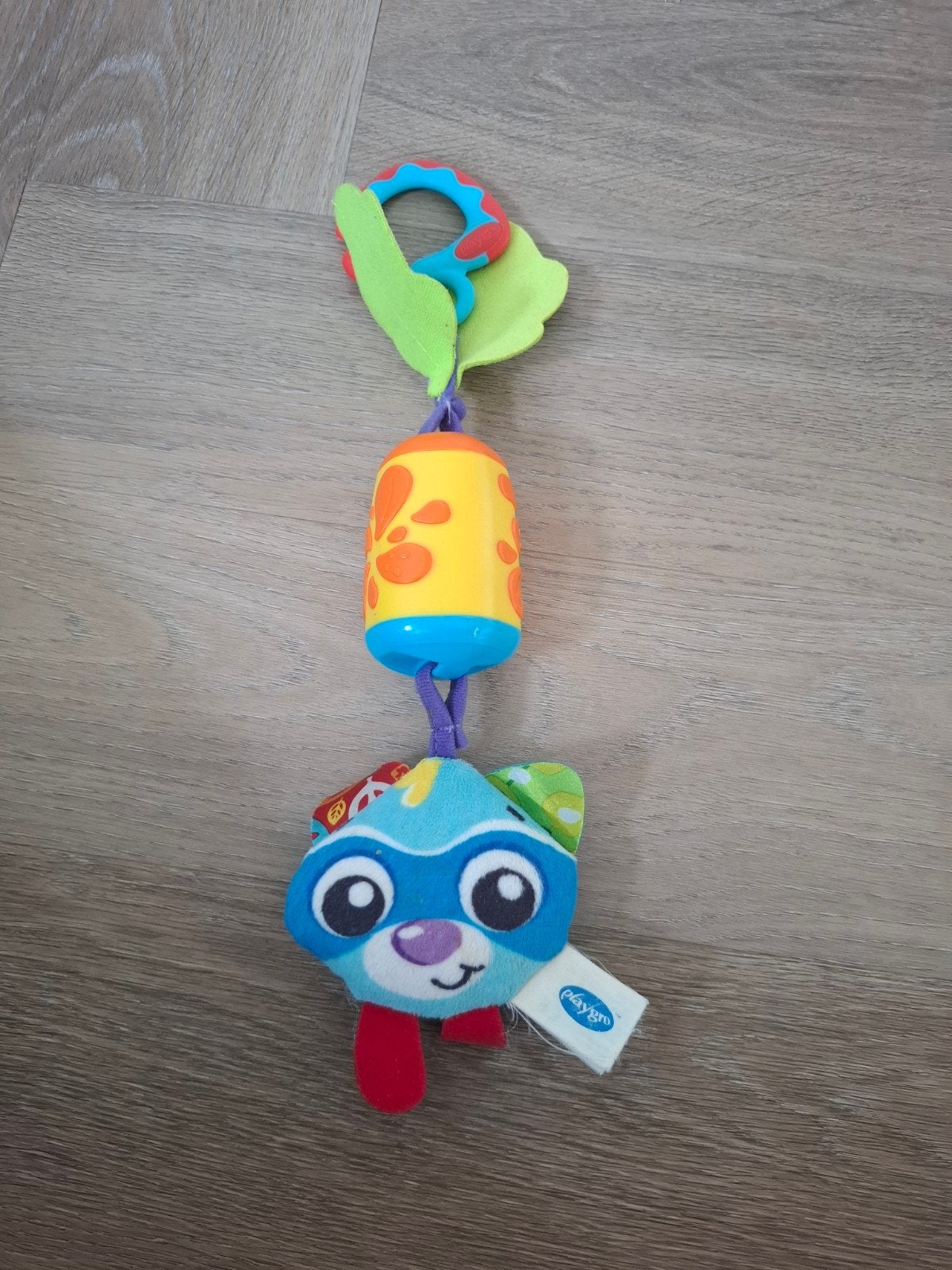 Playgro rammelaar met bijtring en knuffel, Ophalen, Zo goed als nieuw, Rammelaar, Met geluid