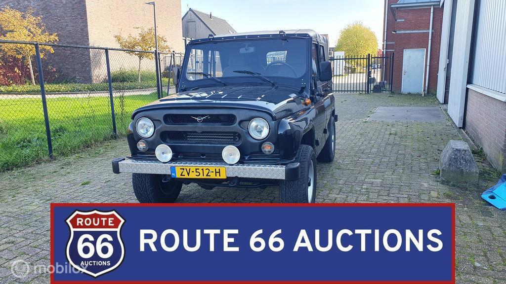 UAZ Tigr | 2005 | Route 66 Auctions, Auto's, Overige Auto's, Gebruikt, Overige carrosserieën, Zwart, Bedrijf