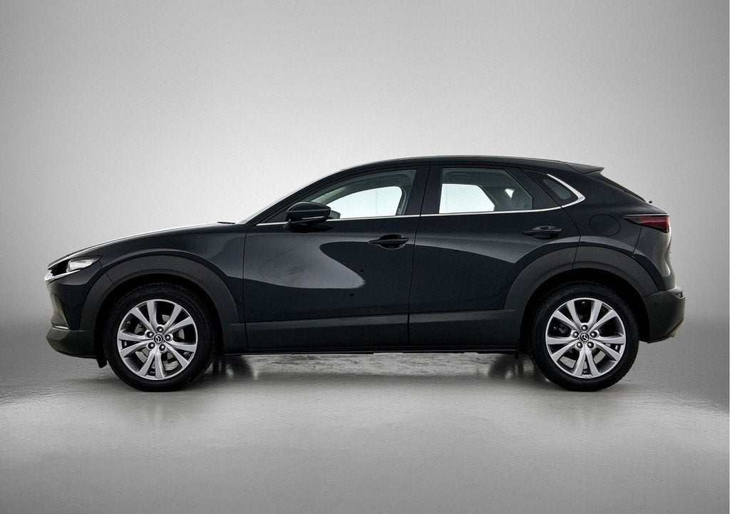 Mazda CX-30 2.0 e-SkyActiv-X M Hybrid Luxury | 360 Camera |, Auto's, Mazda, Gebruikt, Zwart, Leder, Bedrijf