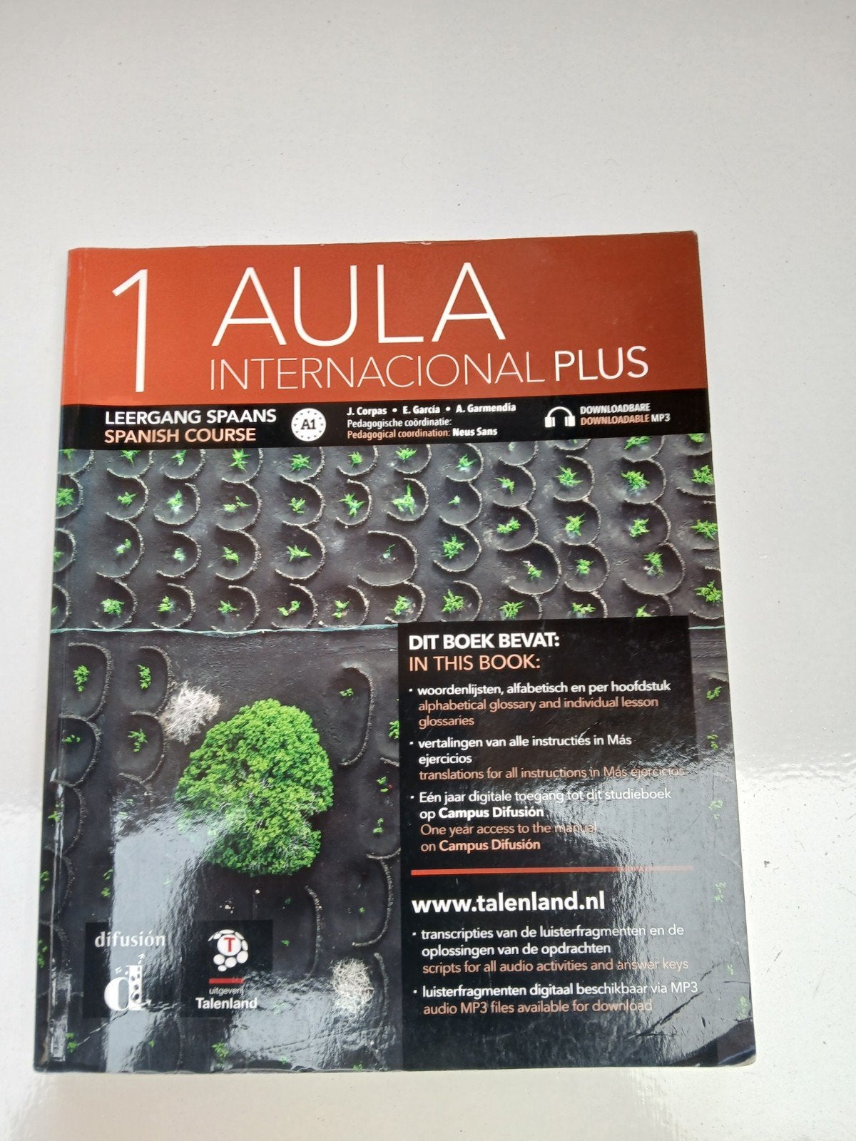 AULA Internacional Plus 1 - Spaans leerboek (A1), Ophalen of Verzenden, Zo goed als nieuw, J. Corpas, E. Garcia, A. Garmendia