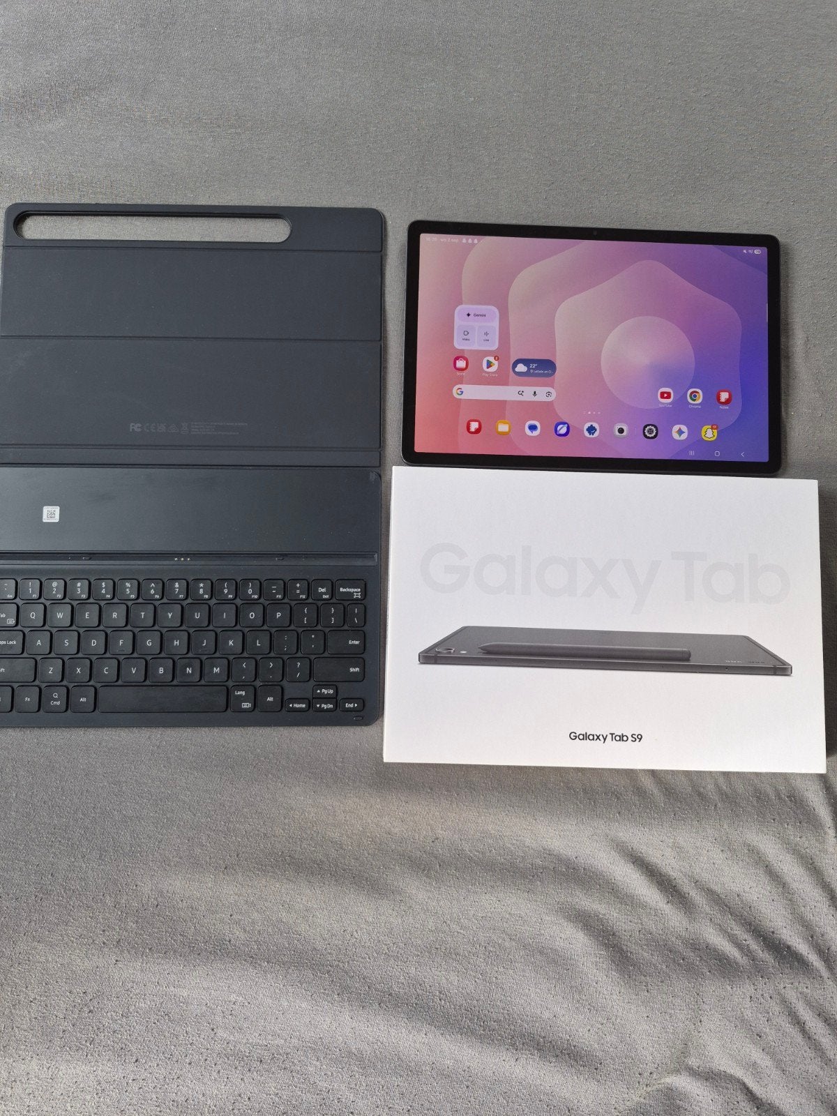 Samsung Tab S9 (2 maanden oud) met Keyboard Cover, Computers en Software, Ophalen of Verzenden, Zo goed als nieuw, 11 inch