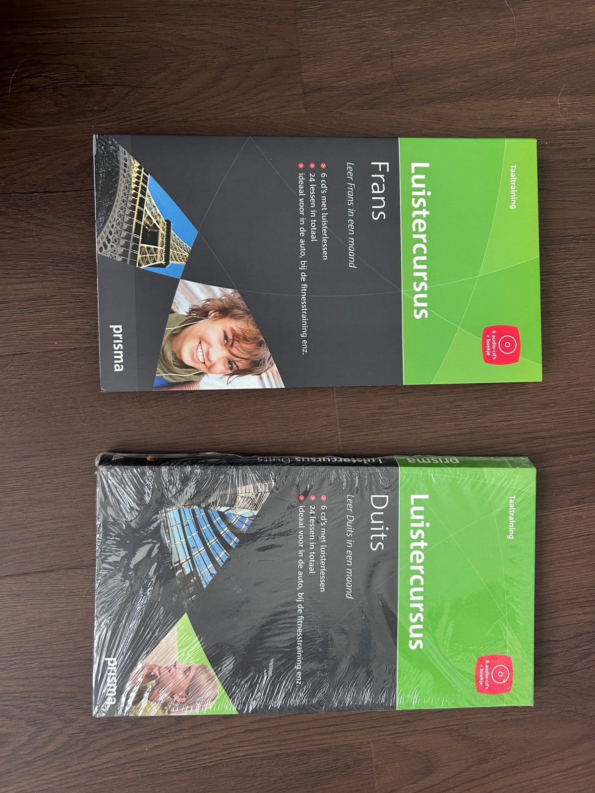 Prisma luistercursus Frans en Duits, Ophalen of Verzenden, Beta, Zo goed als nieuw