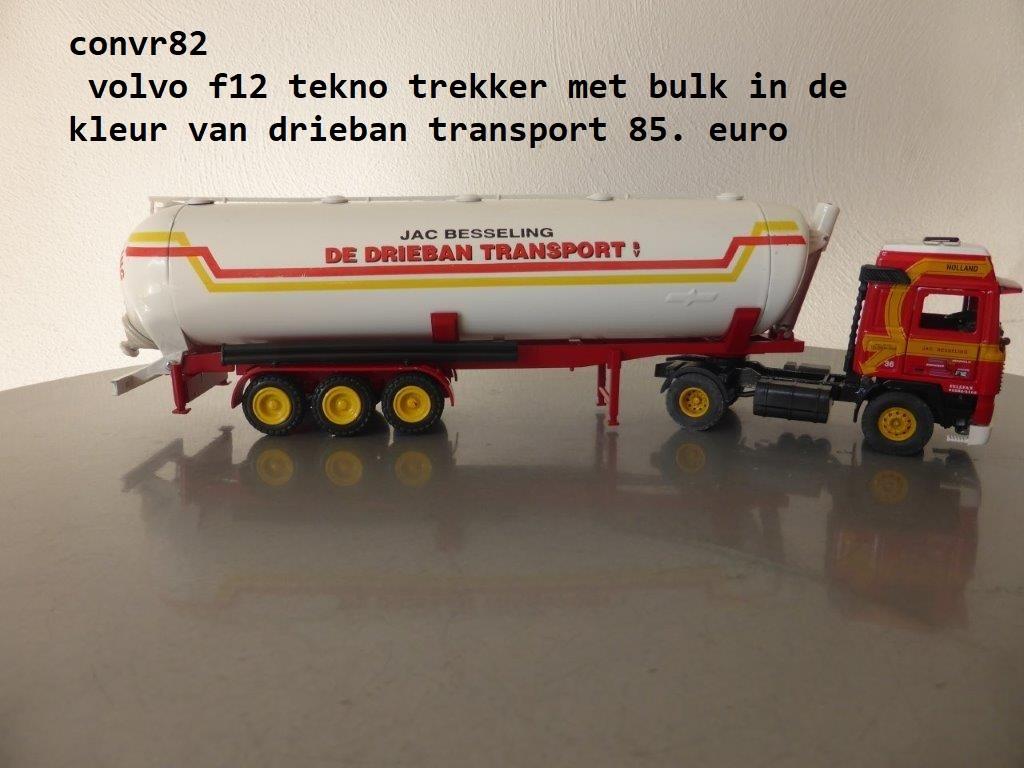 tekno /conrad volvo glt de drieban, Ophalen of Verzenden, Nieuw, Bus of Vrachtwagen, Tekno