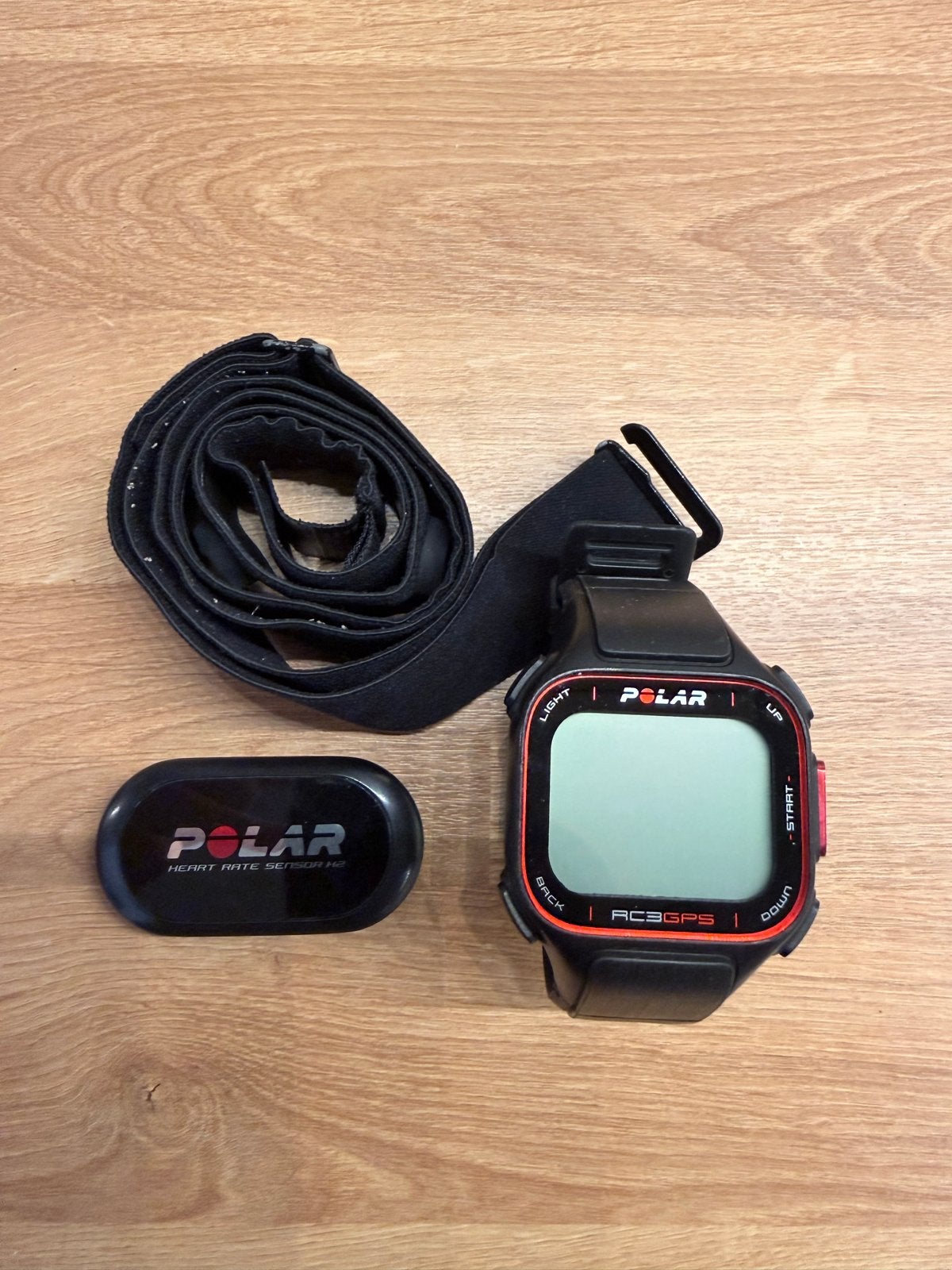 Polar RC3 GPS hartslagmeter met horloge, Sport en Fitness, Ophalen of Verzenden, Gebruikt, Polar, Met borstriem