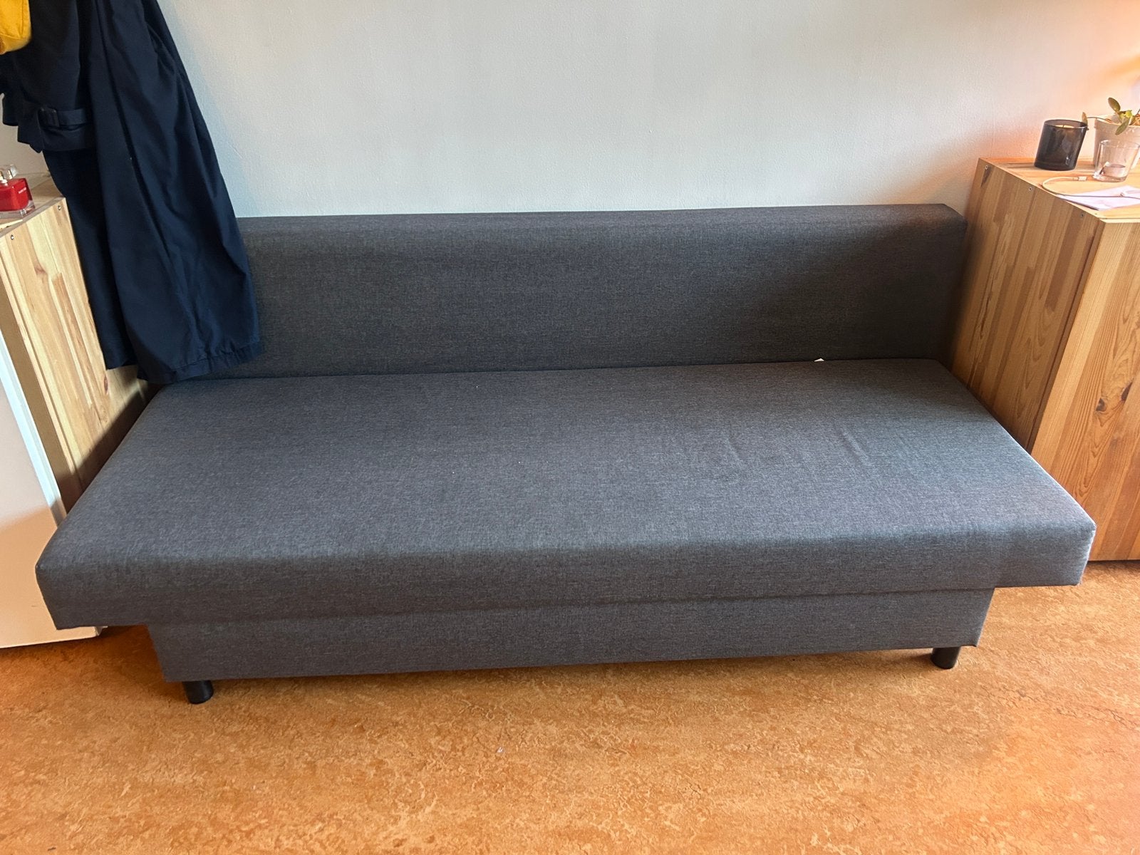 Ikea slaapbank, Ophalen, Zo goed als nieuw, Tweepersoons, 140 cm