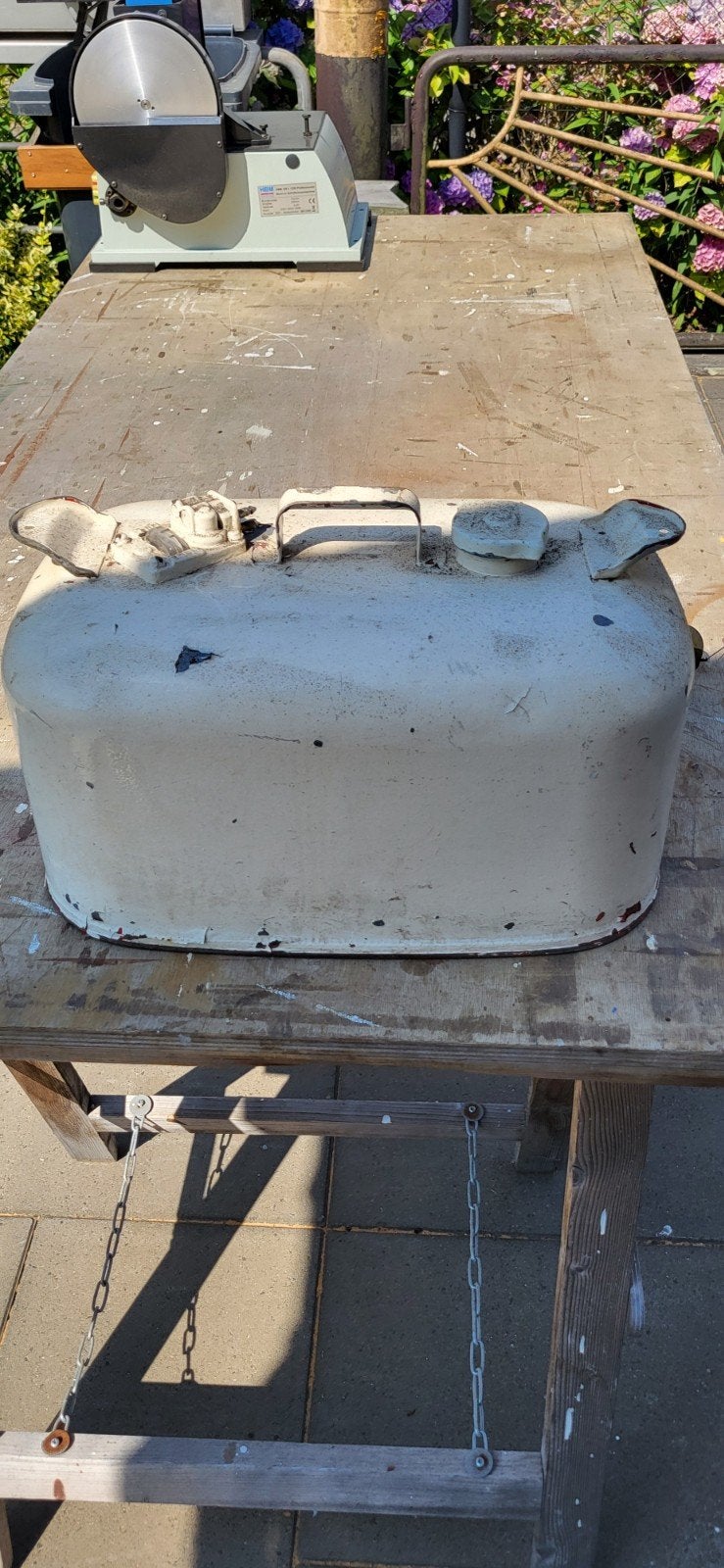 Stalen omc johnson evinrude tank, Ophalen, Motor en Techniek