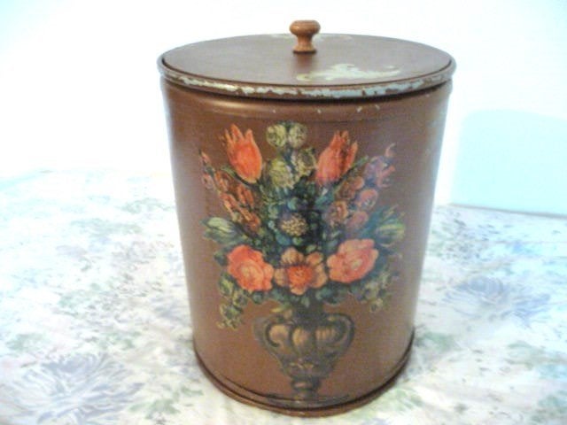 Opbergton uit de jaren 1970, Antiek en Kunst, Curiosa en Brocante, Ophalen of Verzenden