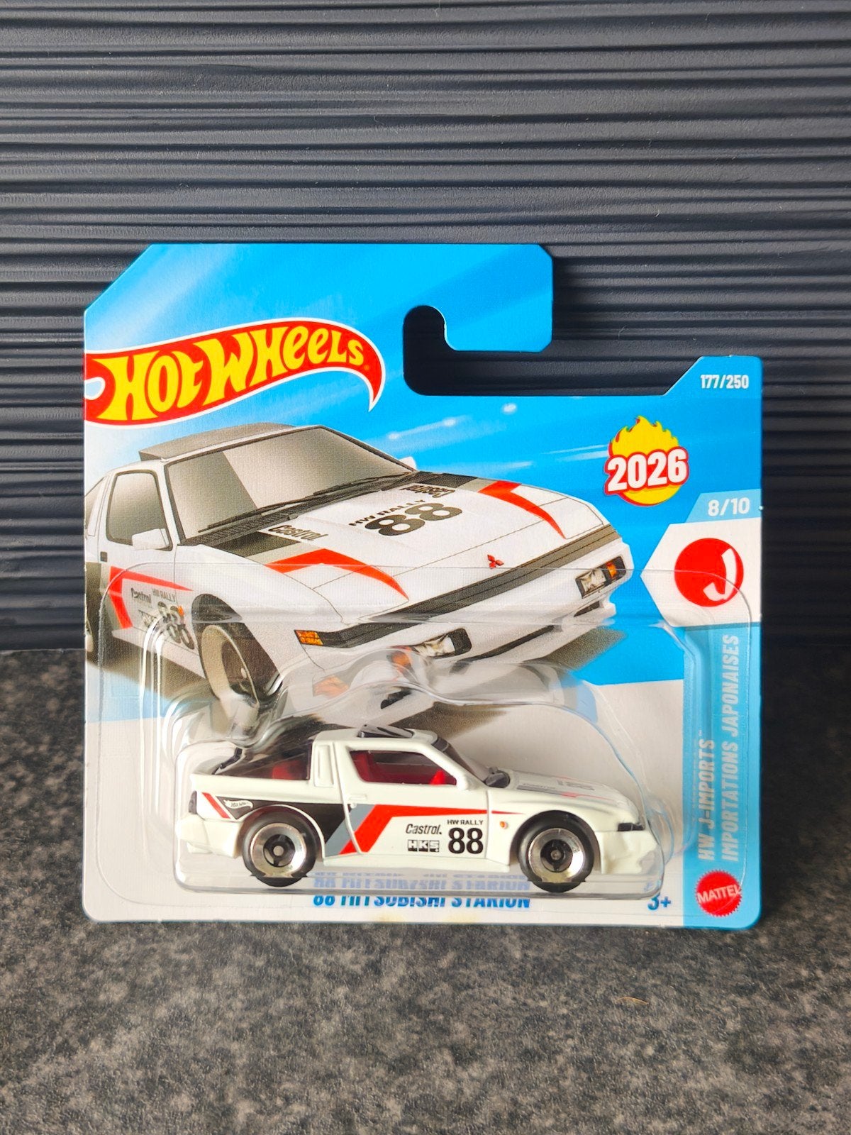 Hot Wheels Mitsubishi Starion 3 inch display diecast, Ophalen of Verzenden, Nieuw