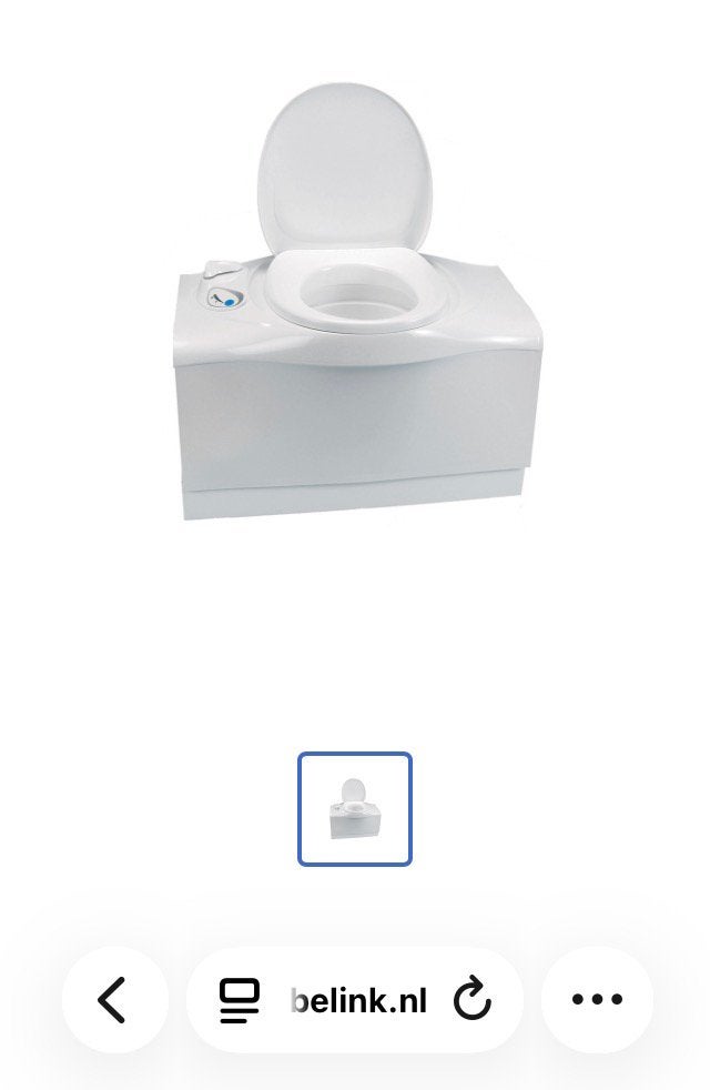 Nieuw toilet Thetford C400 serie, Ophalen, Nieuw