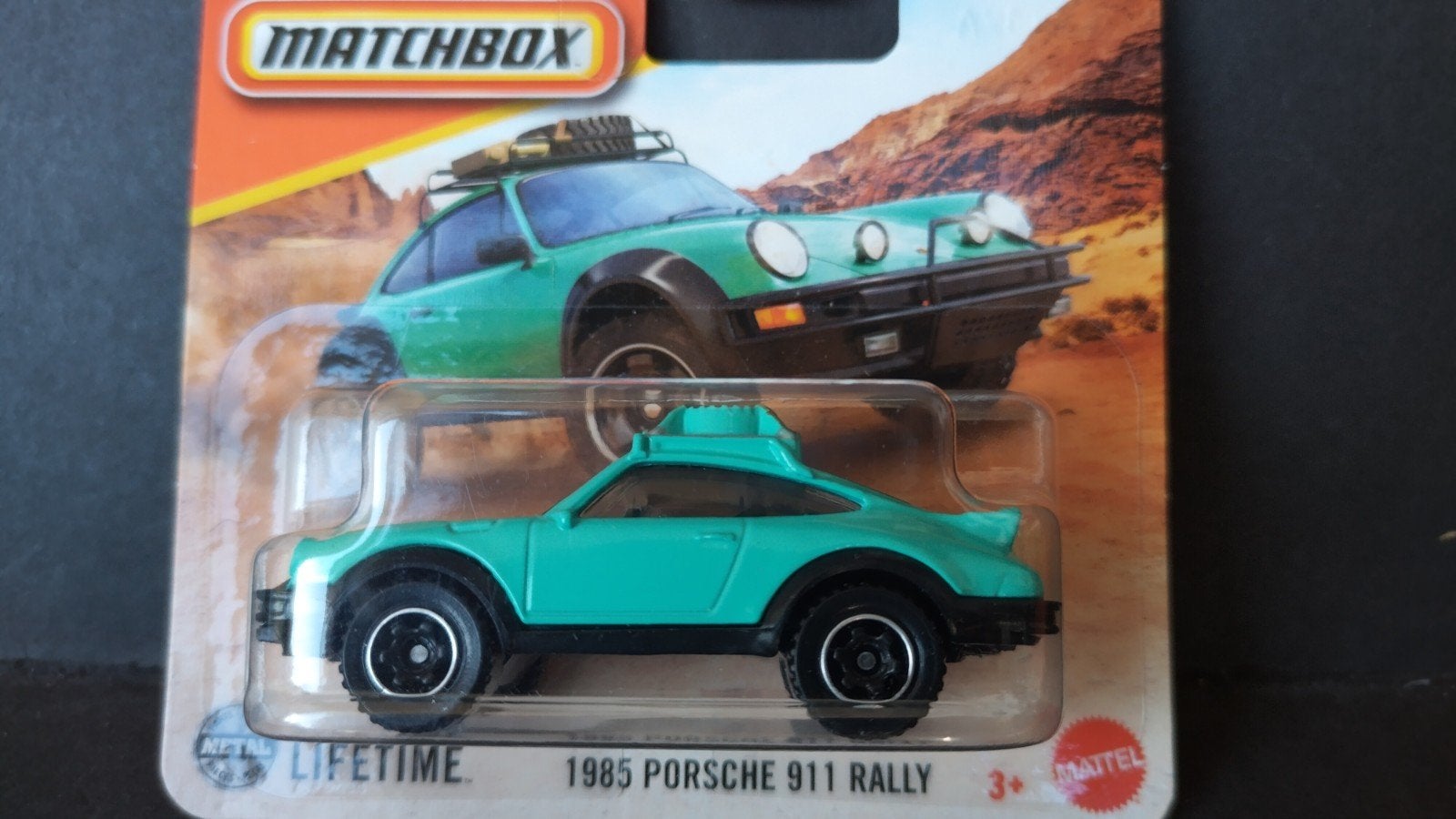 Porsche 911 Rally 1985 1:64 3inch Matchbox Pol, Auto, Verzenden, ., Nieuw