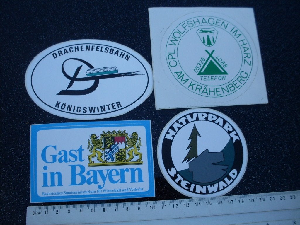 partij 7 duitse steden stadt plaats duitsland germany logo, Verzenden, Zo goed als nieuw, Overige typen