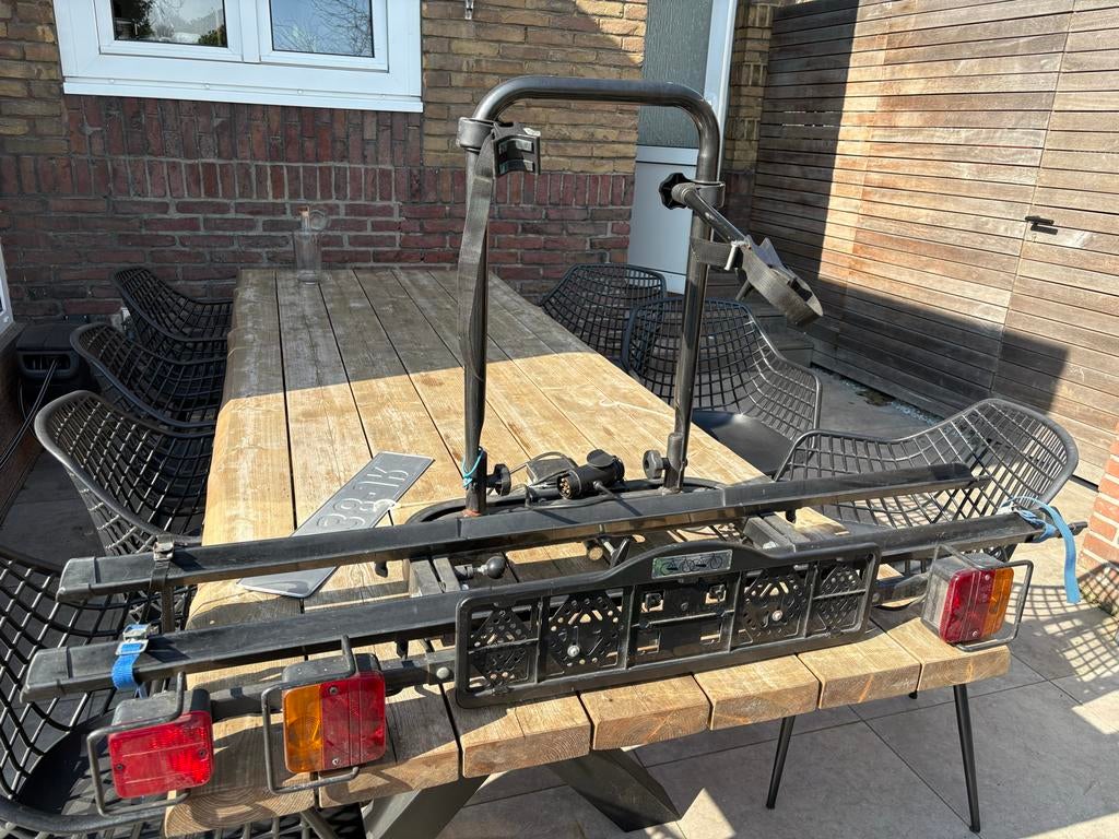 Compact 2 fietsendrager voor trekhaak, Ophalen, Gebruikt, 2 fietsen, Trekhaakdrager