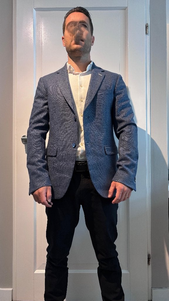 Colbert Gant Rugger Lichtblauw, GANT, Ophalen of Verzenden, Zo goed als nieuw, Maat 48/50 (M)
