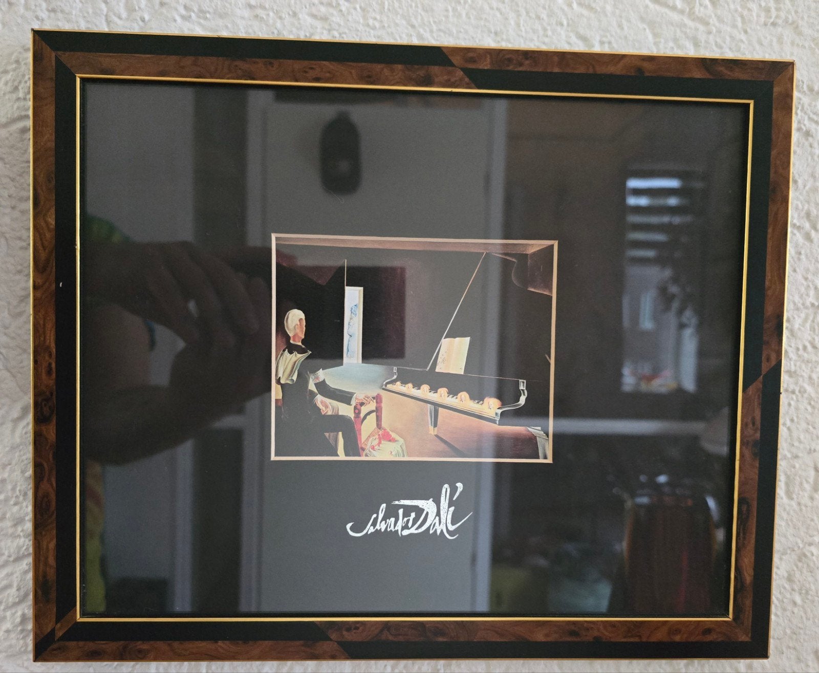 Vintage Salvador Dalí Kunstdruk – Jaren 80 – Luxe Ingelijst, Antiek en Kunst, Kunst | Schilderijen | Klassiek, Ophalen of Verzenden