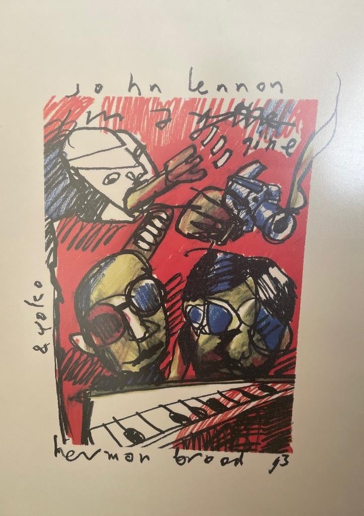 Litho Herman Brood: John Lennon & Yoko Ono, Ophalen