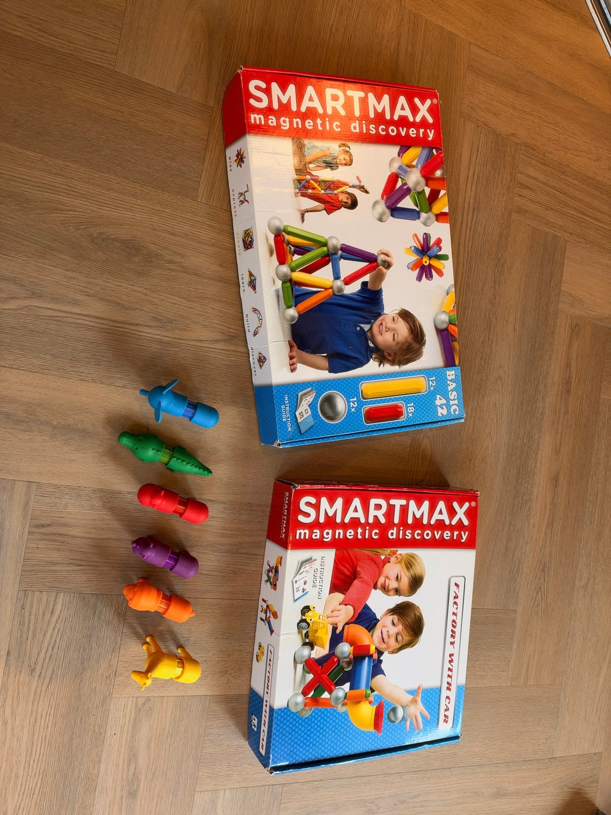 Smartmax Mega Set: Basic, Factory & Dieren, Ophalen of Verzenden, Zo goed als nieuw, Bouwen