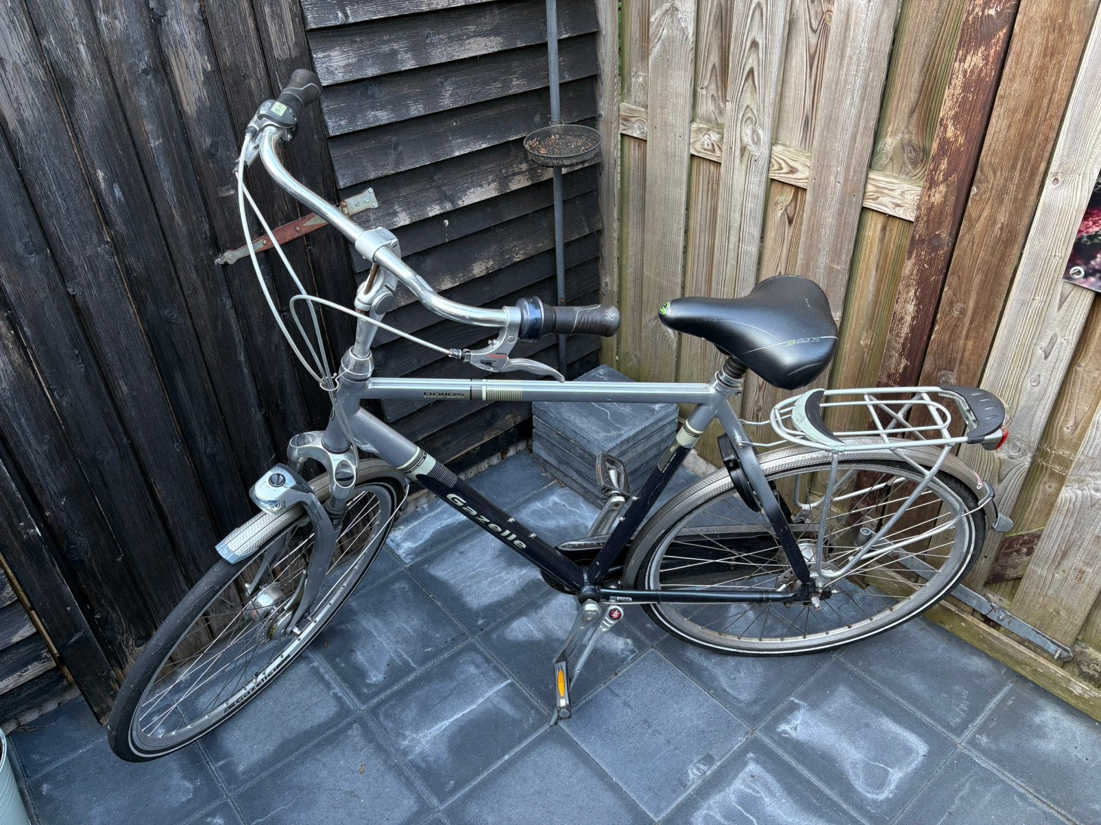 Gazzele davos herenfiets, Fietsen en Brommers, Fietsen | Heren | Herenfietsen, Gebruikt, Versnellingen, Ophalen of Verzenden, 57 tot 61 cm
