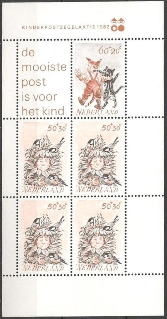 Kinder blok 1279 met REBUS puzzel  XXX.  ADV. no.55 I., Verzenden, Na 1940, Postfris