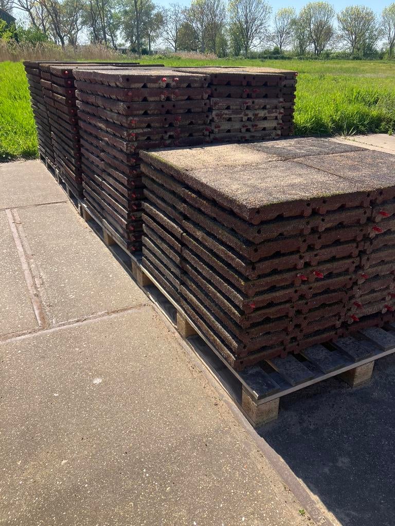 🐴 140 vochtdoorlatende rubberen staltegels 50x50x6,5cm 🐴, Dieren en Toebehoren, Stalling en Weidegang, Q, Q, Q