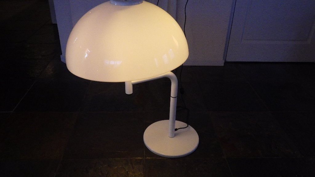 mooie vintage mushroom tafel/vloerlamp, Overige typen, Gebruikt, Vintage, Wit