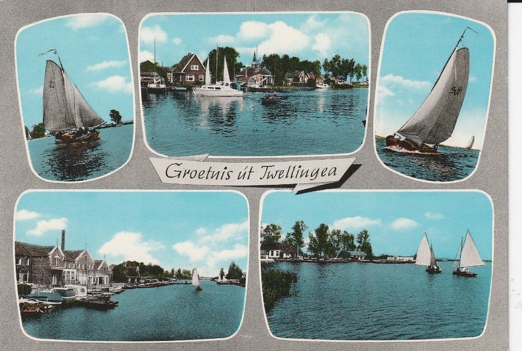 Twellinga, Ophalen of Verzenden, 1960 tot 1980, Ongelopen, Friesland