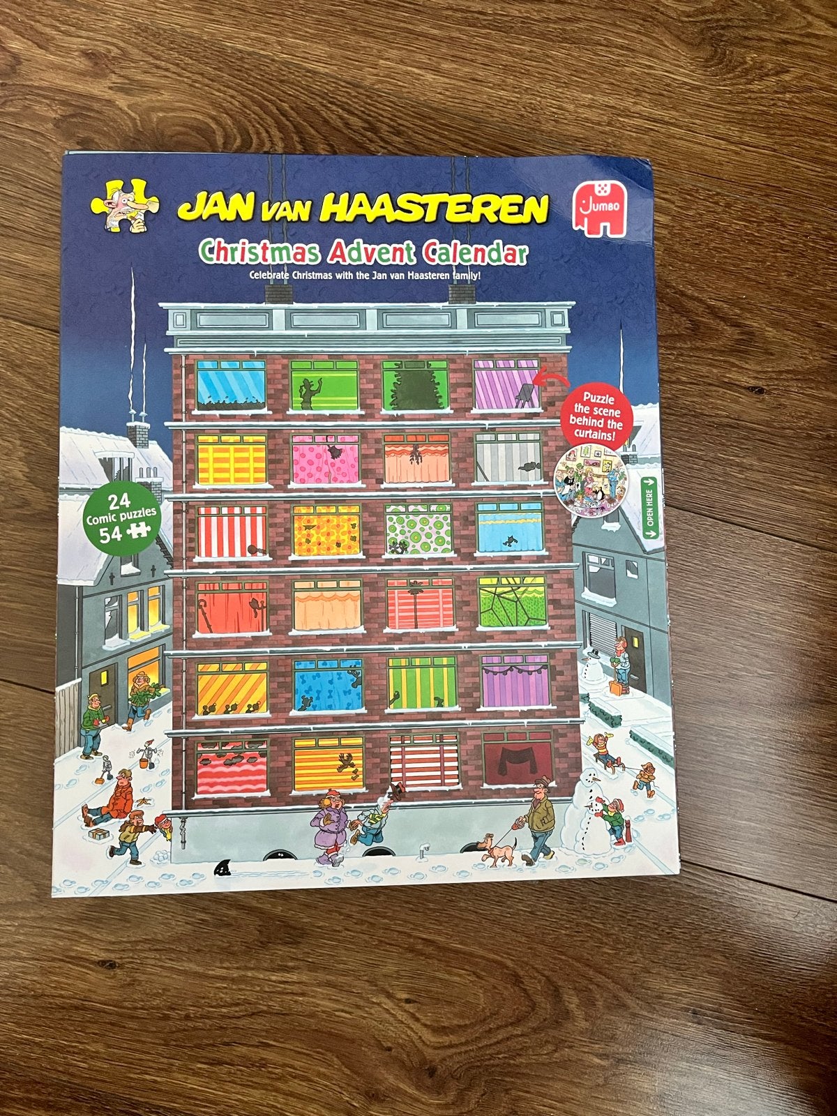 Jan van Haasteren Kerst Adventskalender Puzzel, Ophalen, Zo goed als nieuw, Legpuzzel