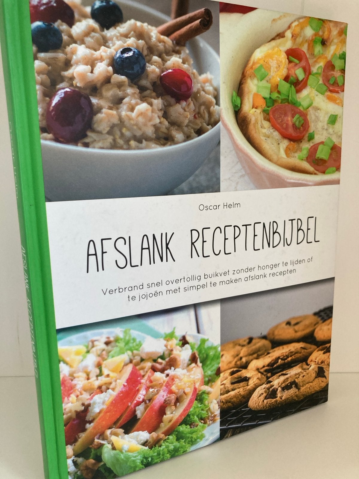 Afslank Receptenbijbel - Oscar Helm, Boeken, Gezondheid, Dieet en Voeding, Verzenden, Zo goed als nieuw, Dieet en Voeding