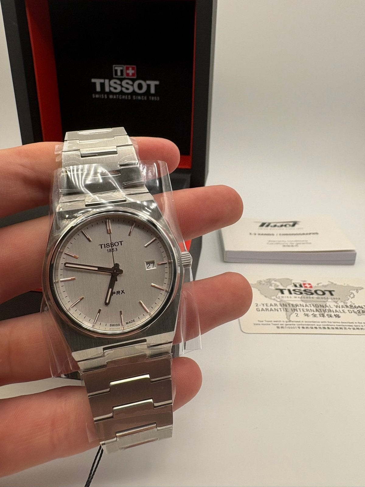 Tissot PRX Full Set, Ophalen of Verzenden, Zo goed als nieuw