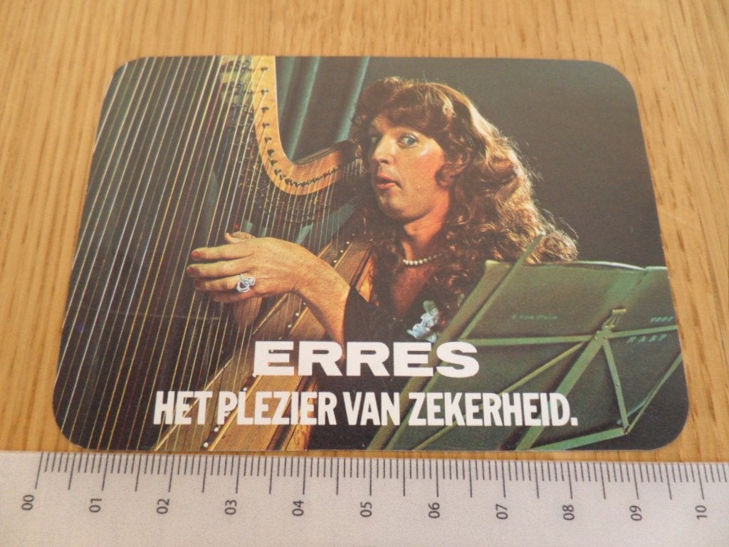 sticker ERRES ( PHILIPS ) Andre van Duin Het Plezier KL816, Verzamelen, Stickers, Zo goed als nieuw, Ophalen