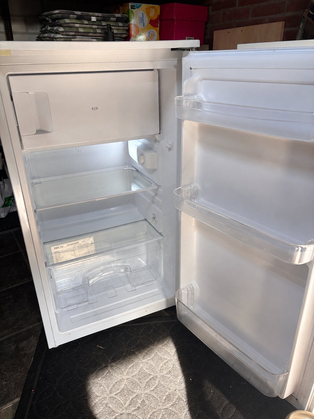 Proline Koelkast met vriesvak, Gebruikt, Minder dan 60 cm, Vrijstaand, Ophalen