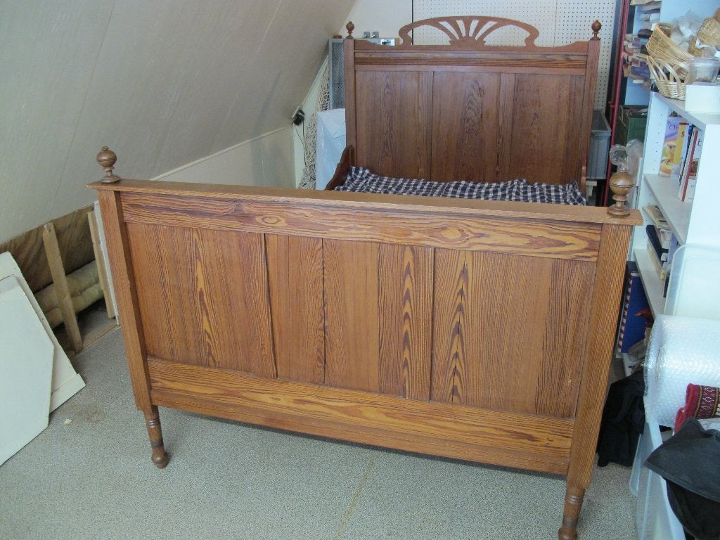 antiek bed twijfelaar, Ophalen of Verzenden