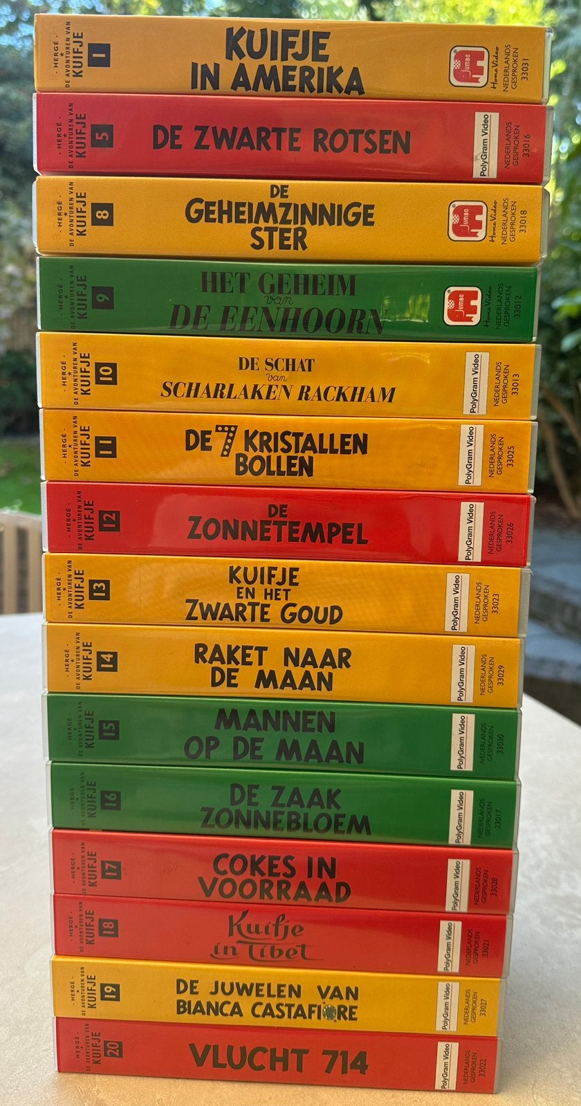 15x avonturen van Kuifje, €10,- per stuk, €100,- voor alle, Cd's en Dvd's, Alle leeftijden, Ophalen of Verzenden, Zo goed als nieuw