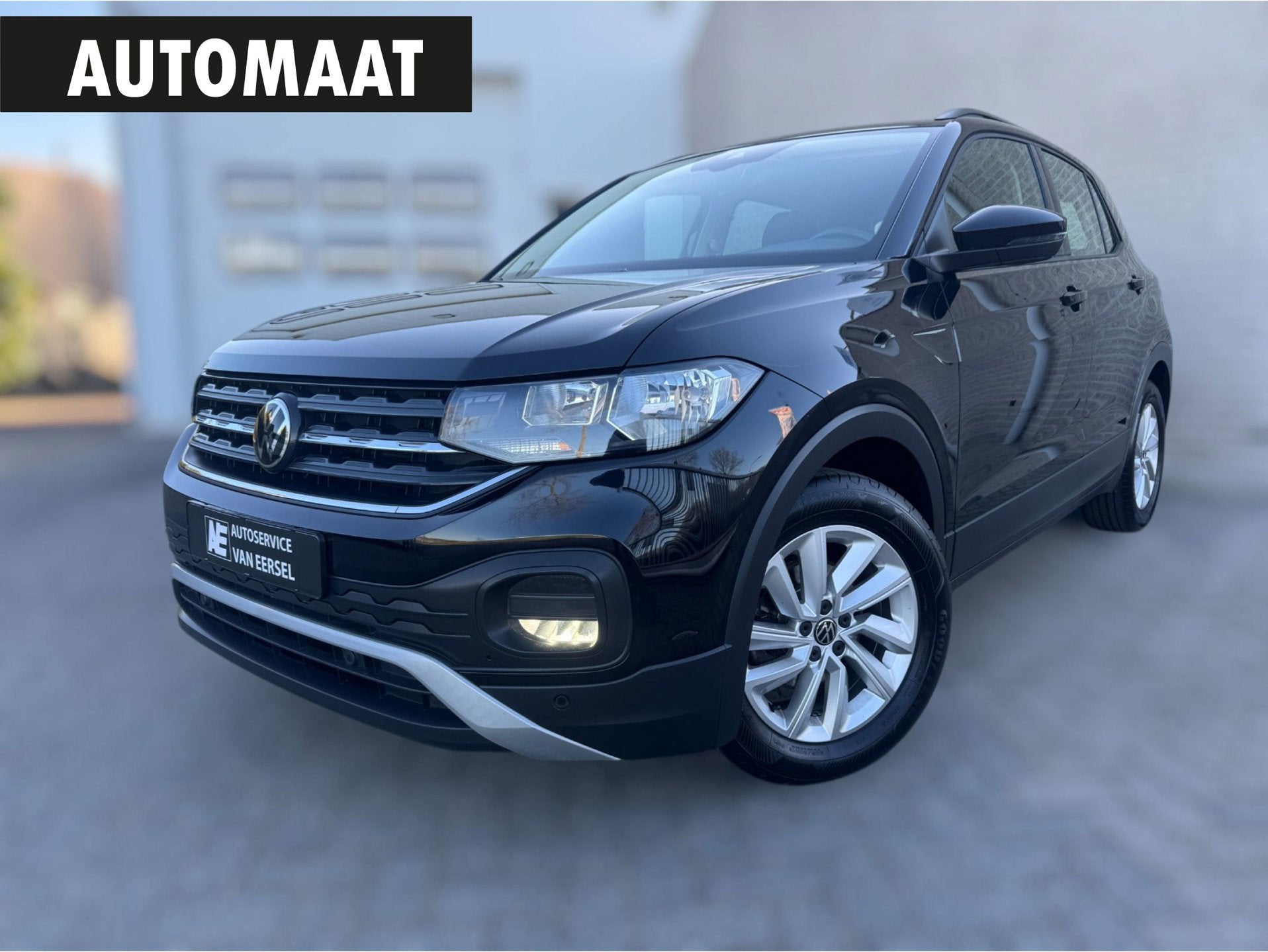 Volkswagen T-Cross 1.0 TSI Life CAMERA / PDC VOOR & ACHTER /, Auto's, Volkswagen, Gebruikt, Zwart, LED verlichting, Zwart