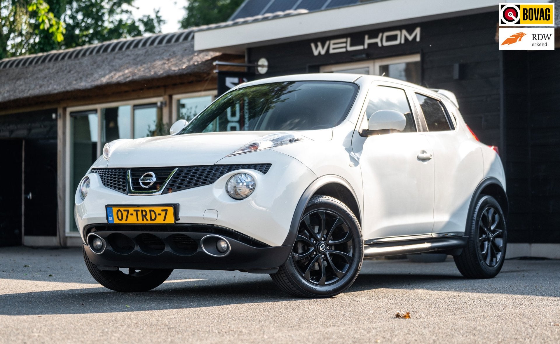 Nissan Juke 1.6 Tekna Leder I Camera I Climate I Cruise I St, Auto's, Nissan, Voorwielaandrijving, Euro 5, Zwart, 4 cilinders