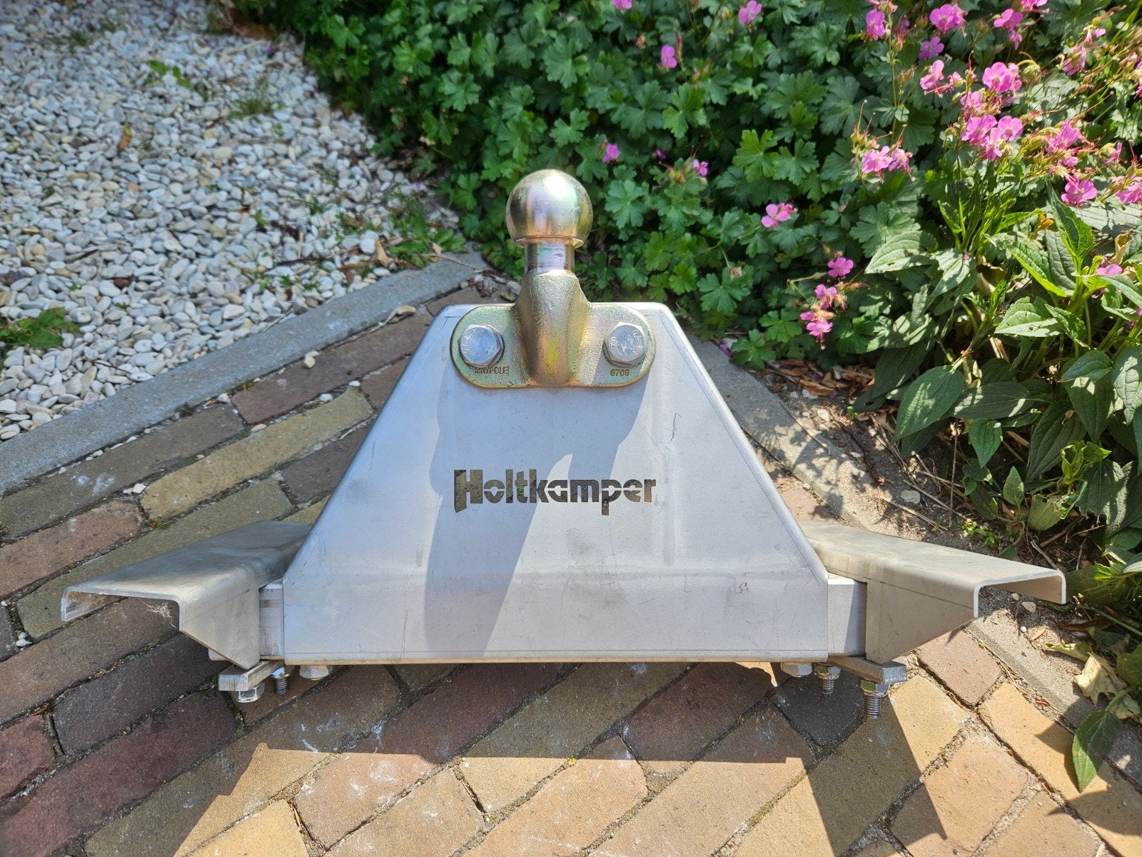 Holtkamper dissel adapter voor afneembare fietsendrager op d, Ophalen of Verzenden, Gebruikt